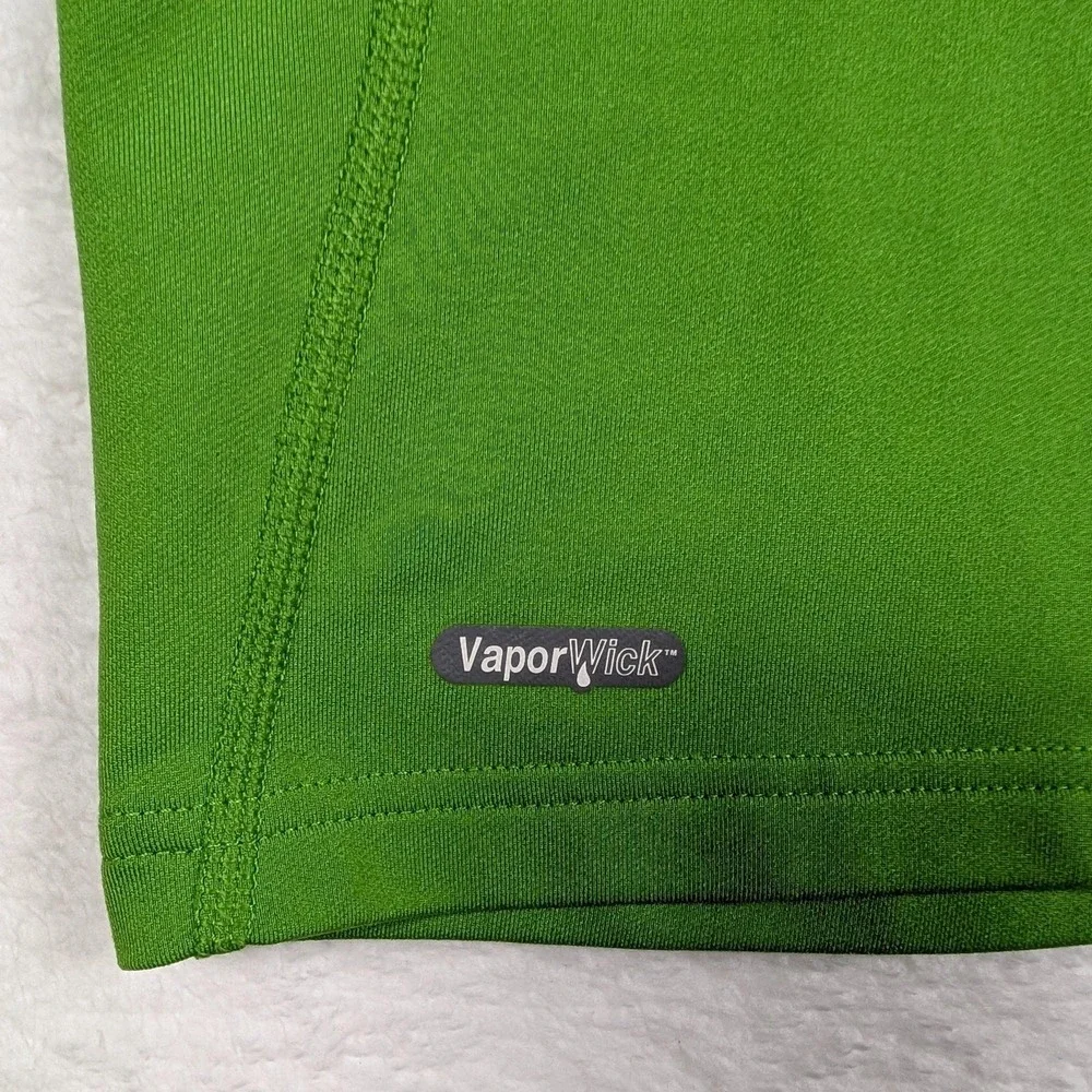 The North Face Pullover Mens Medium Green Flight Series 1/4 Zip‎ VaporWick Shirt